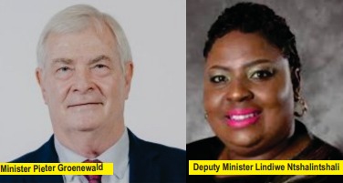 Dr. Pieter Groenewald and Lindiwe Ntshalintshali to drive correctional services reformations