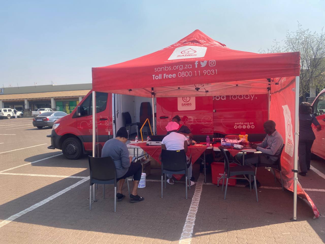 Health drives in Victor Khanye: SANBS blood donation and Keystone Mediclinic breast cancer screening