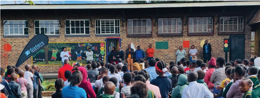 Z.i sisters kick off school shoe initiative, more schools to benefit