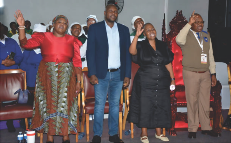 Speaker Masina lead GBV+F prayer in Delmas